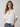 Casual Linen Blouse with V-Neck Design CRLinen1216-098